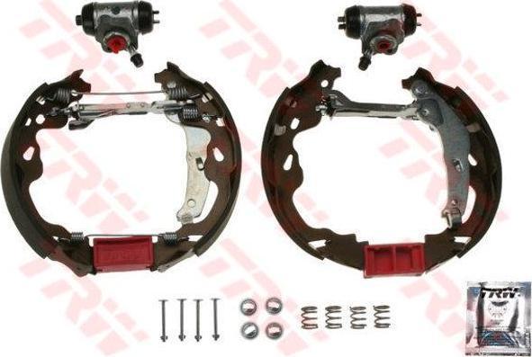 TRW GSK1911 комплект тормозных колодок на TOYOTA YARIS VERSO (_NLP2_, _NCP2_)