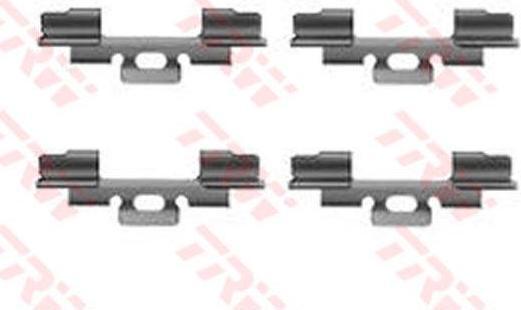 TRW PFK186 комплектующие, колодки дискового тормоза на NISSAN PRAIRIE (M10, NM10)