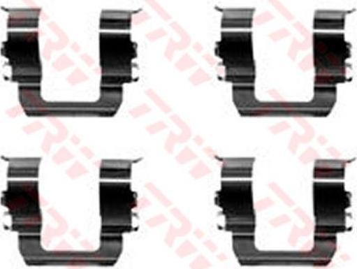 TRW PFK311 комплектующие, колодки дискового тормоза на NISSAN PRIMERA (P10)