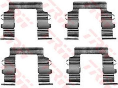 TRW PFK336 комплектующие, колодки дискового тормоза на MITSUBISHI COLT IV (CA_A)