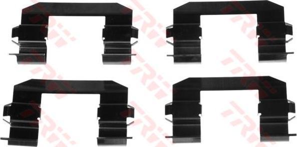 TRW PFK492 Комплект монтажный тормозных колодок PFK492