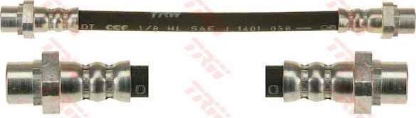 TRW PHA512 Шланг тормозной задний (внутренний) E87/E90/X1(E84) /L=205mm