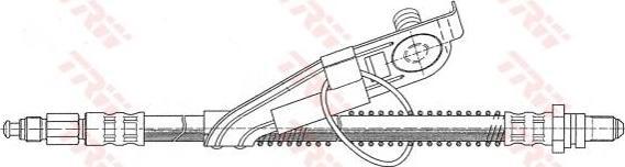 TRW PHC292 Шланг тормозной FORD FIESTA 95-02 передний левый (1066796)