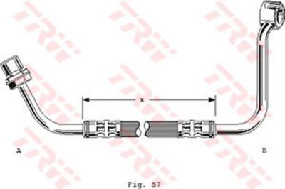 TRW PHD230 тормозной шланг на FORD TRANSIT c бортовой платформой/ходовая часть (V_ _)