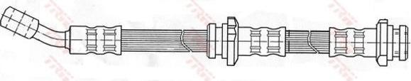 TRW PHD398 тормозной шланг на NISSAN ALMERA I (N15)