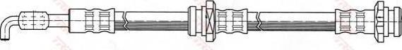 TRW PHD425 тормозной шланг на OPEL FRONTERA B (6B_)