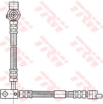 TRW PHD541 тормозной шланг на NISSAN PRIMERA (P12)