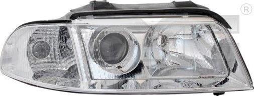 TYC 20-0005-05-2 основная фара на AUDI A4 Avant (8D5, B5)