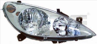 TYC 20-0166-15-2 основная фара на PEUGEOT 307 (3A/C)
