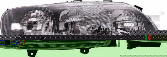 TYC 20-0435-05-2 основная фара на VOLVO XC70 CROSS COUNTRY