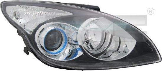 TYC 20-12277-05-2 основная фара на HYUNDAI i30 (FD)