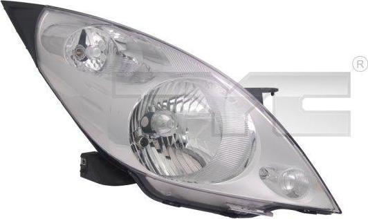 TYC 20-12365-05-2 основная фара на CHEVROLET SPARK (M300)