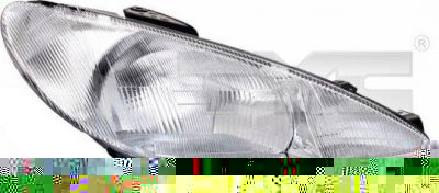 TYC 20-5760-65-2 основная фара на PEUGEOT 206 SW (2E/K)
