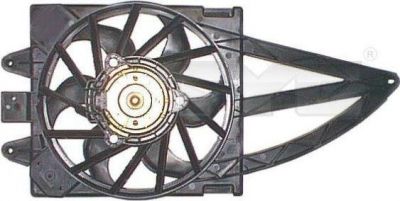 TYC 809-1022 вентилятор, охлаждение двигателя на FIAT PANDA (169)