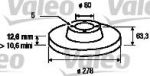 Valeo 186180 тормозной диск на MERCEDES-BENZ седан (W123)