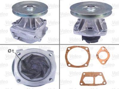Valeo 506075 водяной насос на FIAT UNO (146A/E)