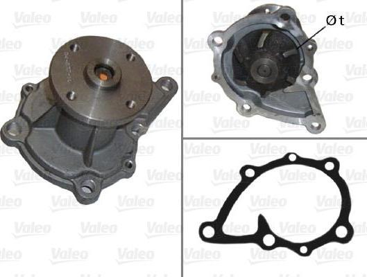 Valeo 506091 водяной насос на NISSAN CHERRY II купе (N10)