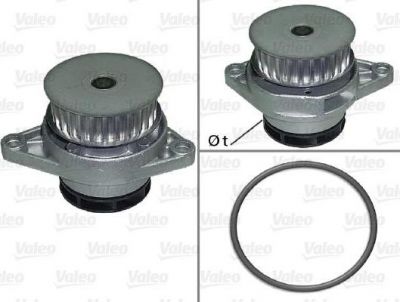 Valeo 506706 водяной насос на VW GOLF IV (1J1)
