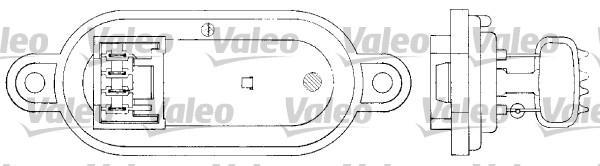Valeo 509268 регулятор, вентилятор салона на FIAT MAREA Weekend (185)