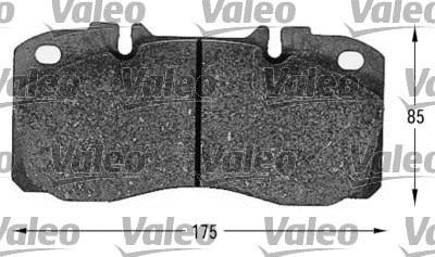 Valeo 541622 комплект тормозных колодок, дисковый тормоз на IVECO EuroCargo