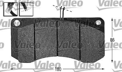 Valeo 541647 комплект тормозных колодок, дисковый тормоз на RENAULT TRUCKS Midliner