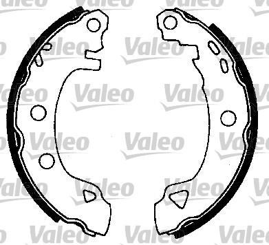 Valeo 553711 комплект тормозных колодок на RENAULT 19 II (B/C53_)