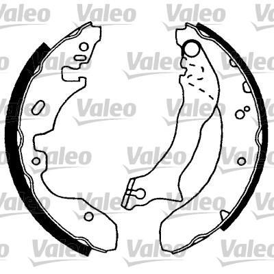 Valeo 553738 комплект тормозных колодок на FORD MONDEO I (GBP)