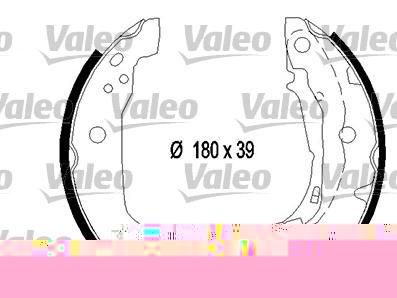 Valeo 554756 комплект тормозных колодок на MERCEDES-BENZ A-CLASS (W168)