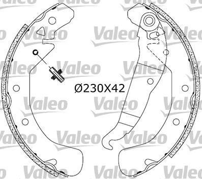 Valeo 554771 комплект тормозных колодок на OPEL ASTRA G универсал (F35_)