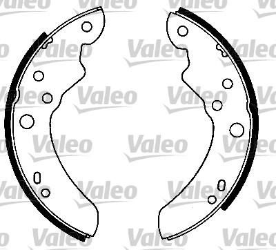 Valeo 562452 комплект тормозных колодок на FORD TRANSIT c бортовой платформой/ходовая часть (V_ _)