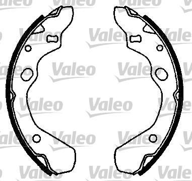 Valeo 562595 комплект тормозных колодок на MAZDA 323 C IV (BG)