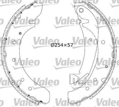 Valeo 562627 комплект тормозных колодок на PEUGEOT BOXER фургон (230L)