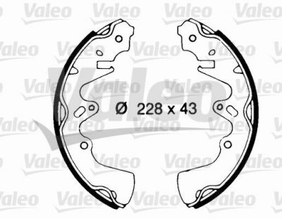 Valeo 562686 комплект тормозных колодок на MAZDA 929 II универсал (HV)