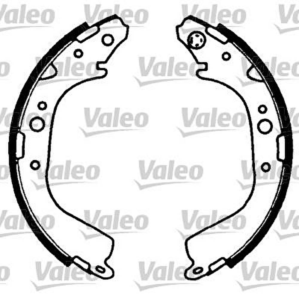 Valeo 562786 комплект тормозных колодок на TOYOTA HILUX II пикап (LN8_, RN5_, LN6_, YN6_, YN5_, LN5_, RN6_)
