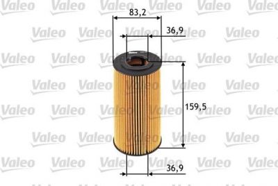 Valeo 586537 масляный фильтр на 3 (E36)