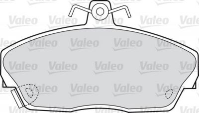VALEO Тормозные колодки дисковые передние HONDA CIVIC Mk V/VI (EJ9, EK3/4) 1995/11 - 2001/02 с датчиками (571438, 598022)
