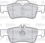 VALEO Колодки тормозные MERCEDES-BENZ W211/W212/W220/W221/R230 задние (571989, 598637)