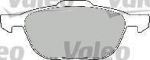 VALEO Колодки тормозные передние комплект Ford Focus II , III / Mazda 3/ VOLVO S40 II . (1321517, 598649)