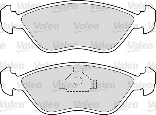 Valeo 598684 комплект тормозных колодок, дисковый тормоз на VOLVO 460 L (464)