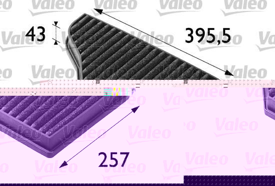 Valeo 698705 фильтр, воздух во внутренном пространстве на MERCEDES-BENZ S-CLASS (W140)