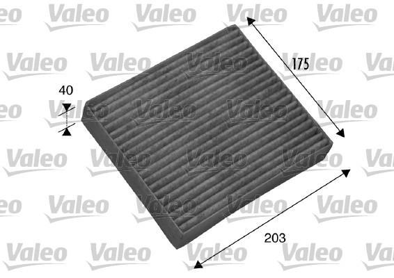 Valeo 698802 фильтр, воздух во внутренном пространстве на MITSUBISHI GALANT V седан (E5_A, E7_A, E8_A)