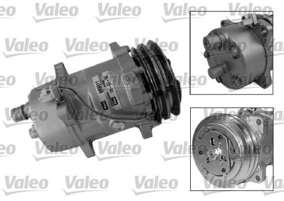Valeo 699011 компрессор, кондиционер на VW SCIROCCO (53B)