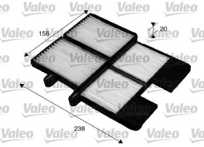 Valeo 715572 фильтр, воздух во внутренном пространстве на TOYOTA CARINA E Sportswagon (_T19_)