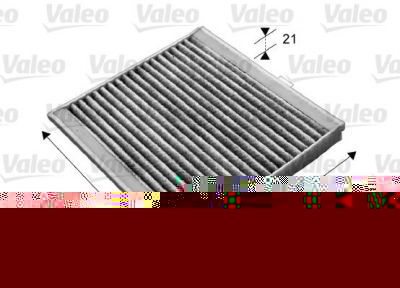 Valeo 715676 фильтр, воздух во внутренном пространстве на VOLVO V40 универсал (VW)