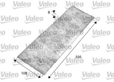 Valeo 716017 фильтр, воздух во внутренном пространстве на MERCEDES-BENZ ACTROS