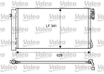 Valeo 814012 конденсатор, кондиционер на 3 купе (E92)
