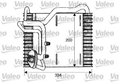 Valeo 817087 испаритель, кондиционер на OPEL VECTRA B универсал (31_)
