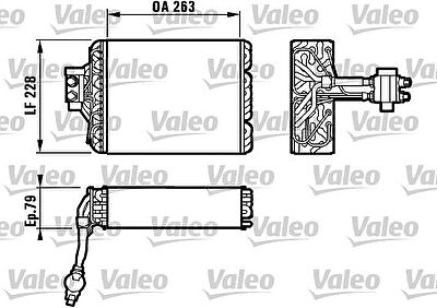 Valeo 817102 испаритель, кондиционер на RENAULT 21 универсал (K48_)