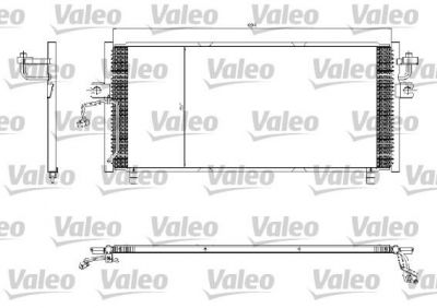 VALEO Конденсор NISSAN Primera (06/96-->05/99) (817253)