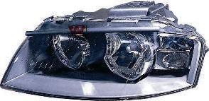 Van Wezel 0332962 основная фара на AUDI A3 Sportback (8PA)